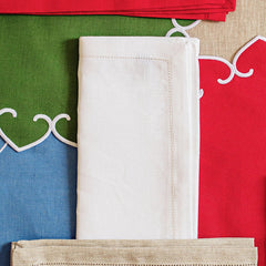 Tessuti White Napkins - Set of 4