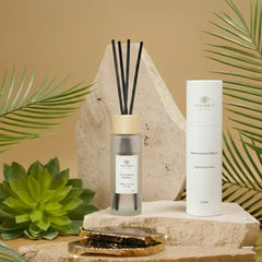 Round White Bottle Diffuser - "White Flower" scent