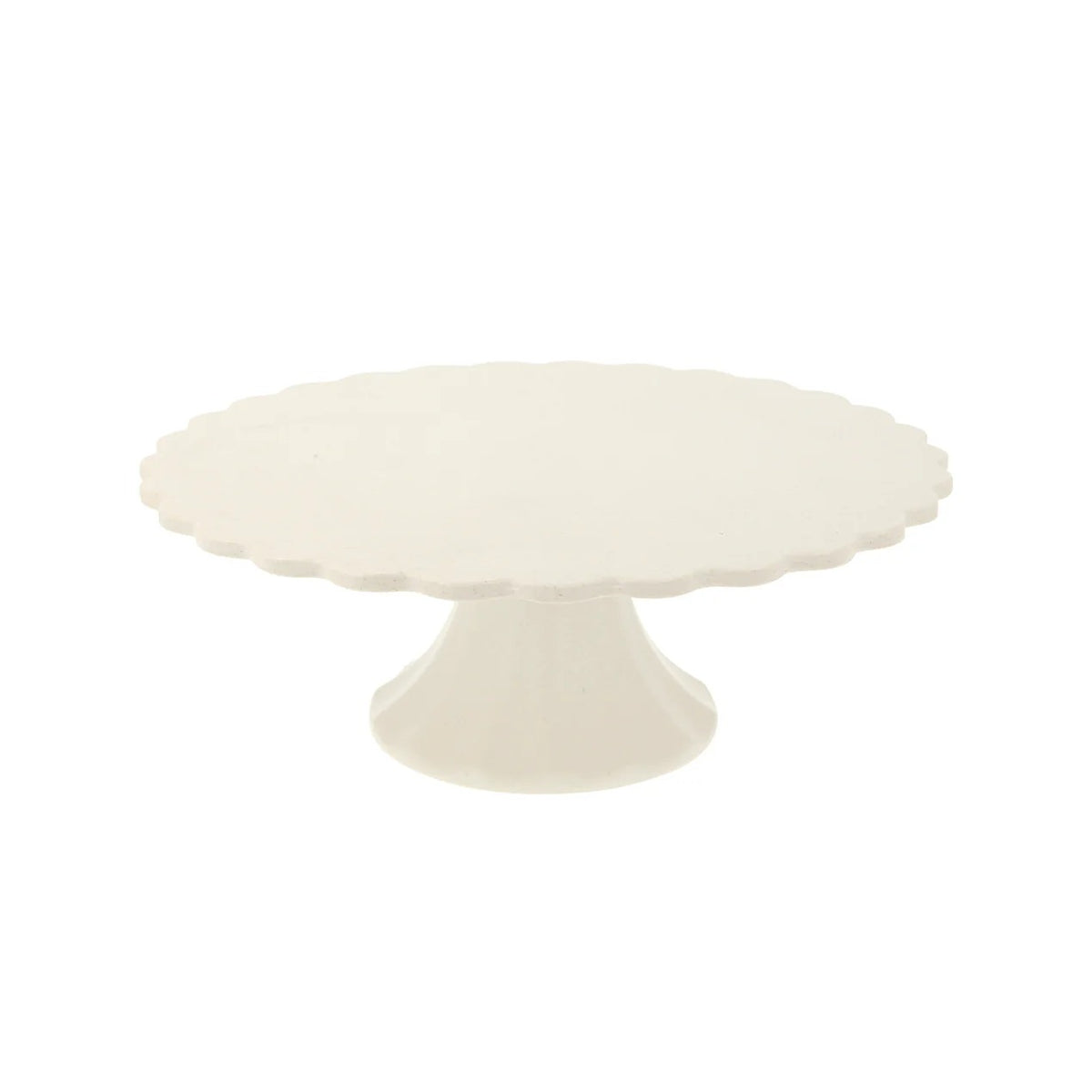 Bamboo Cake Stand, Cream, Small
