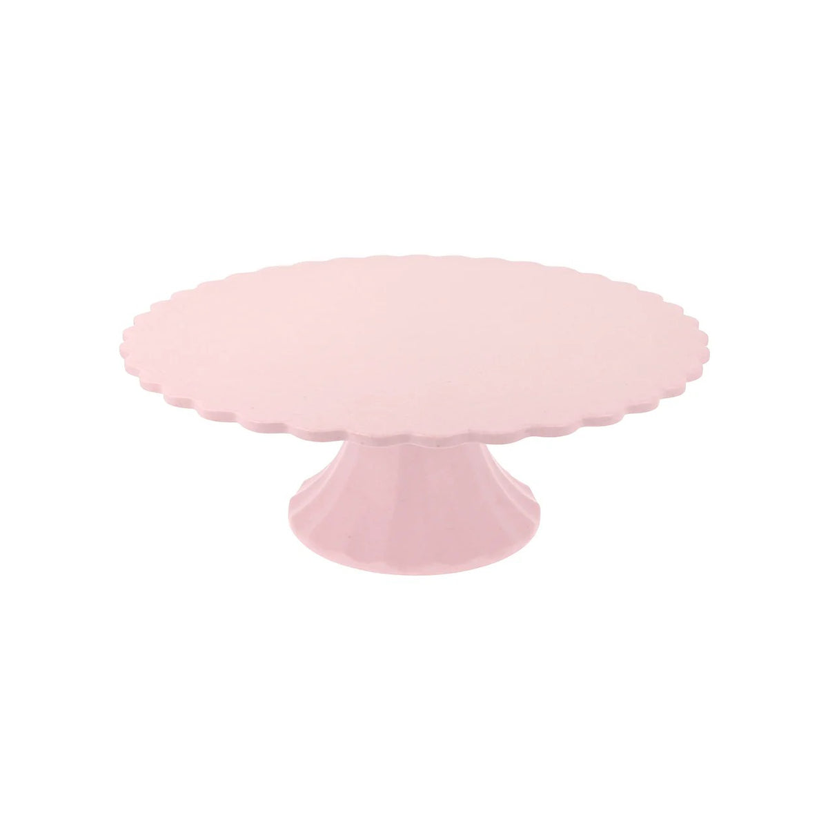 Bamboo Cake Stand, Pink, Medium