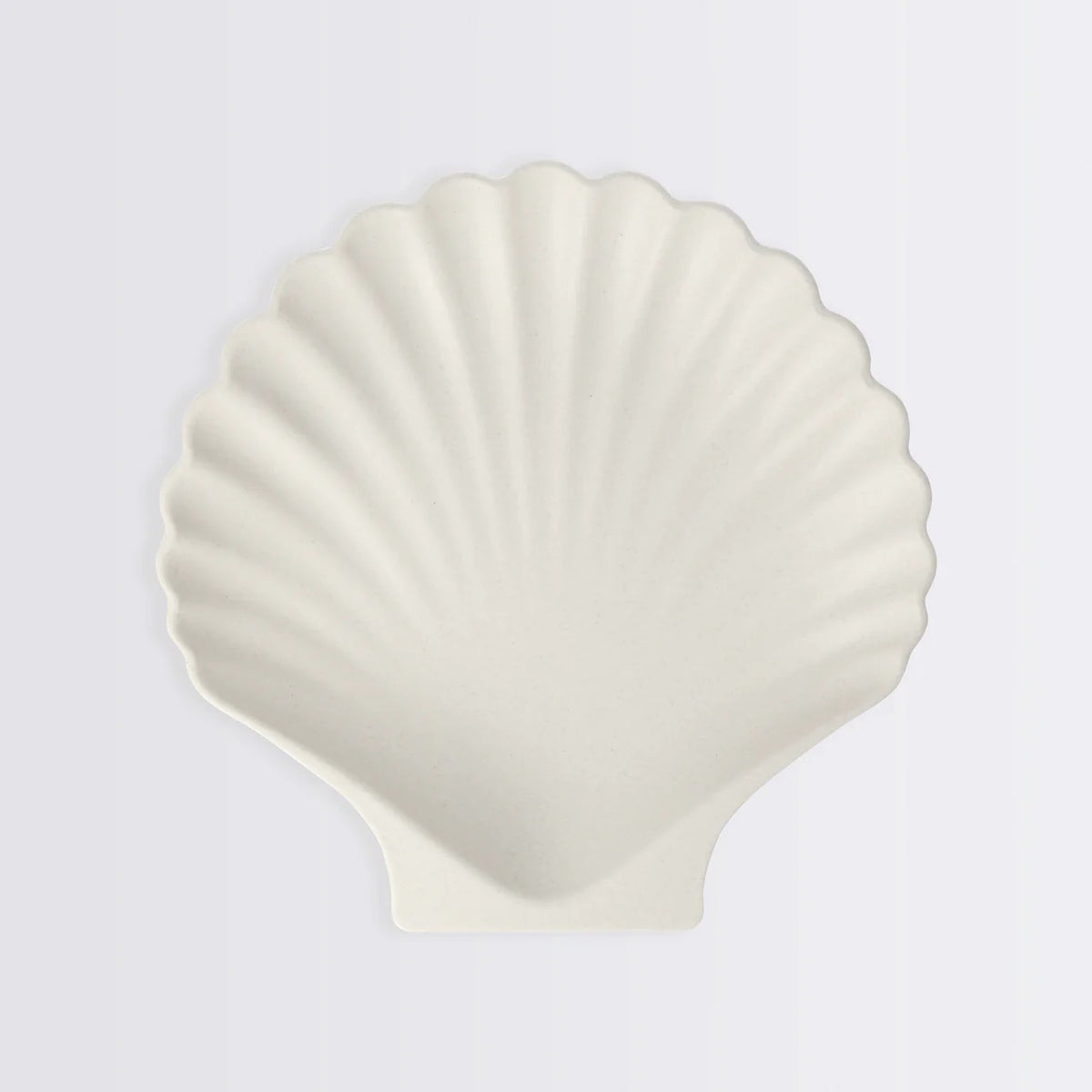 Bamboo Shell Plates, Natural, Set Of 6