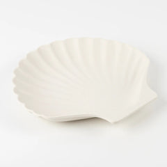 Bamboo Shell Plates, Natural, Set Of 6