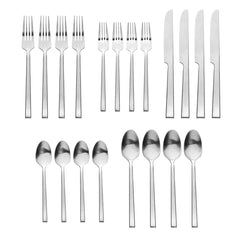 Hover Mirrored 18/10 Stainless Steel 20 Piece Flatware Set