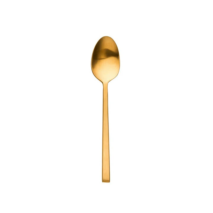 Hover Matte Gold 18/10 Stainless Steel Teaspoon