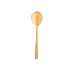 Hover Matte Gold 18/10 Stainless Steel Sugar Spoon