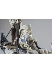 In The Gondola Couple Sculpture - Numbered Edition
