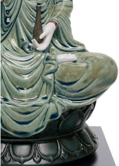 Kwan Yin Figurine, Green