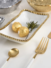 Golden Salerno Rectangular Dish