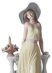 Time For Reflection Woman Figurine