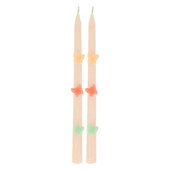 Butterfly Taper Candles, 2 pc Set