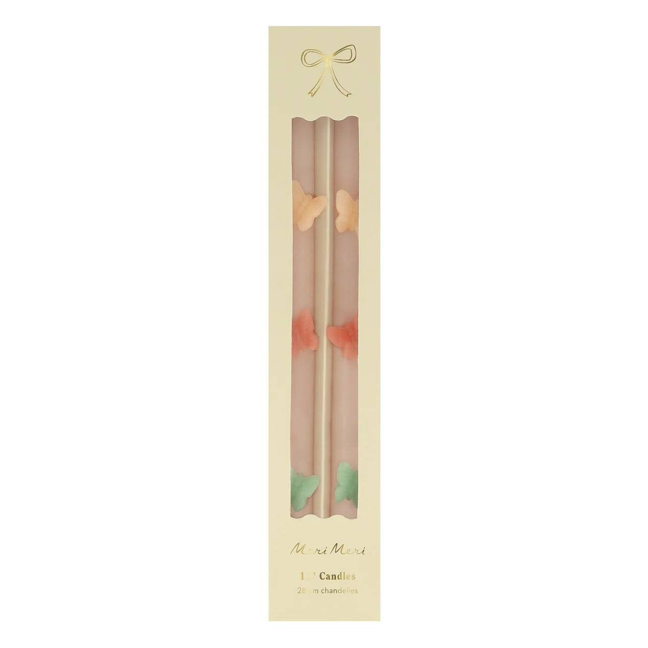 Butterfly Taper Candles, 2 pc Set