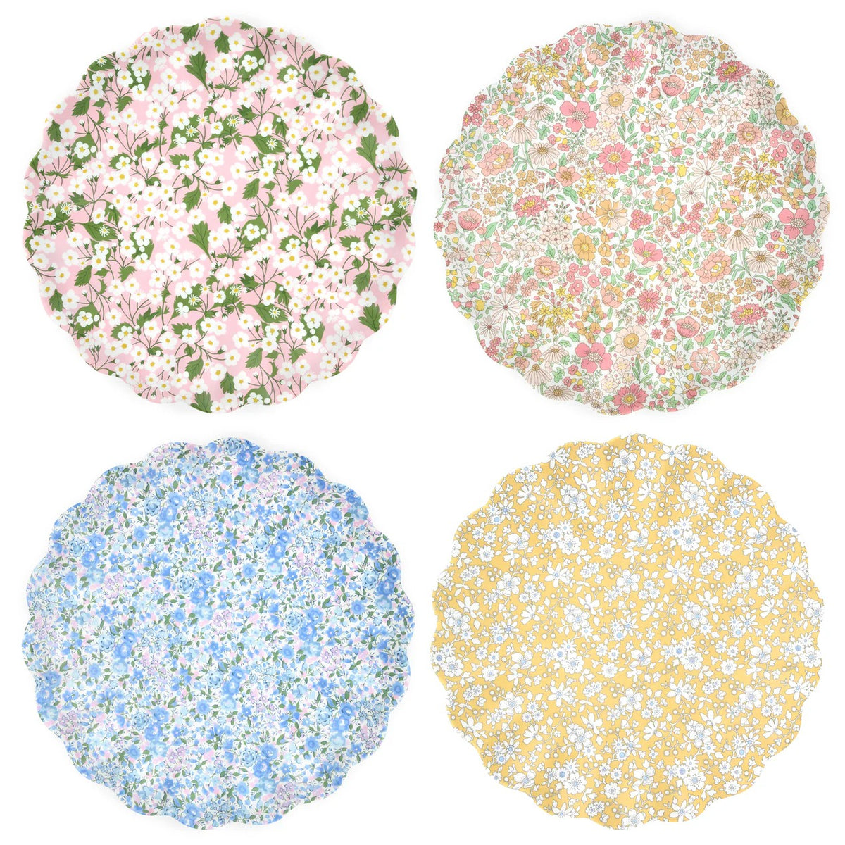 Meri Meri X Liberty Floral Melamine Small Plates, Assorted S