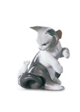 Cat And Mouse Figurine
