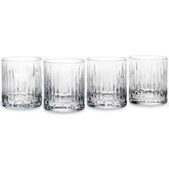 Soho Crystal Double Old Fashioned Glasses, Set Of 4