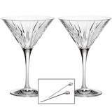 Soho Crystal 2Pc Martini Glass Set