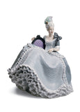 Rococo Lady At The Ball Figurine