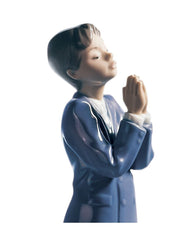 Communion Prayer Boy Figurine