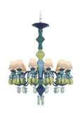 Belle De Nuit 12 Lights Chandelier. Green (us)