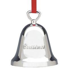 Ringing In The Season Silverplate Bell Ornament
