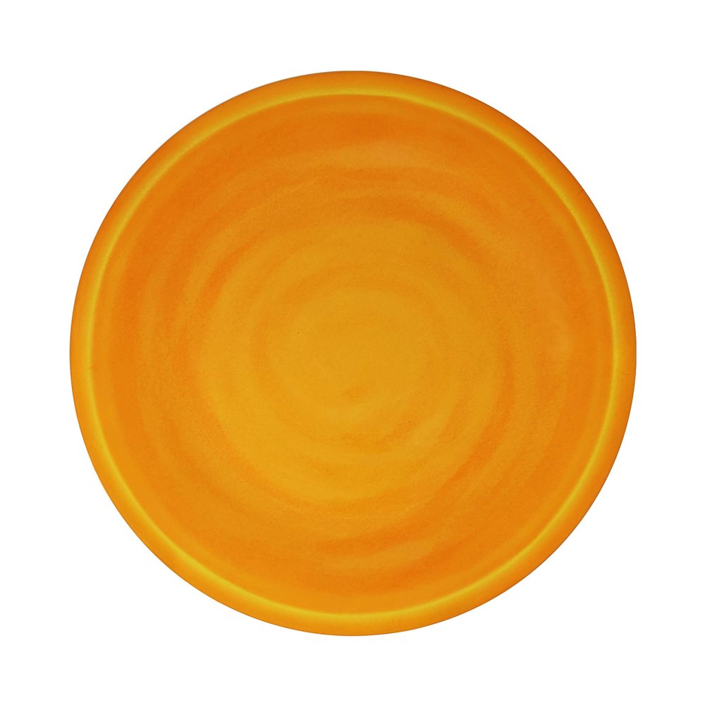Sicily Solid Orange Dinner Plate