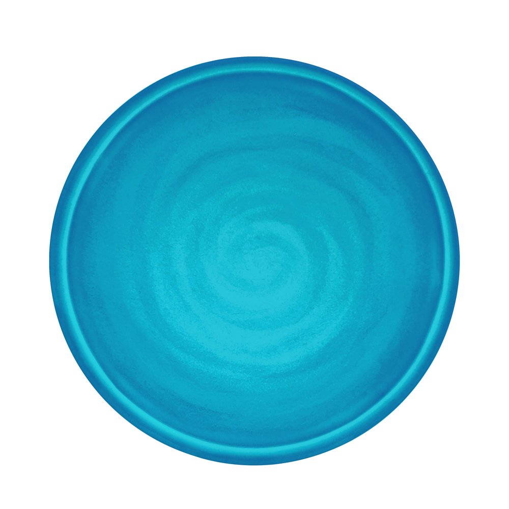 Sicily Solid Teal Dinner Plate