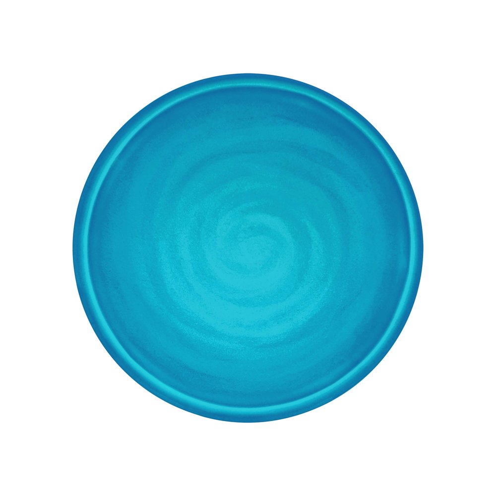 Sicily Solid Teal Salad Plate