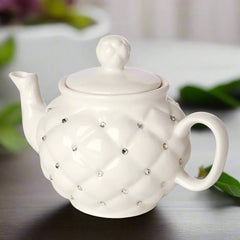 Debora Carlucci Tea Pot W Rhinestone Decor
