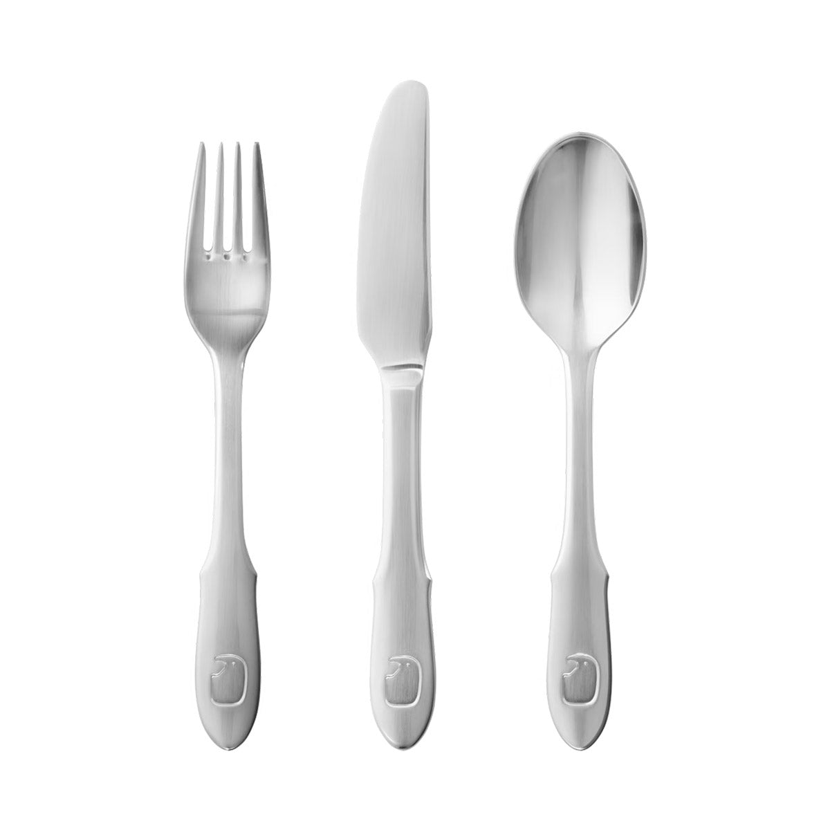 Elephant Child Cutlery Set Stainless Steel 3 Pcs