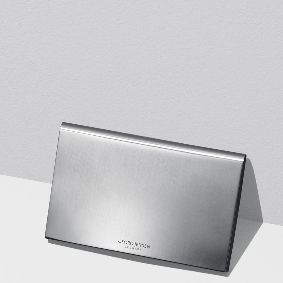 Konno Card Holder Stainless Steel, Dark Grey Plastic