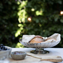 Bernadotte Dish On Stand Stainless Steel Mirror