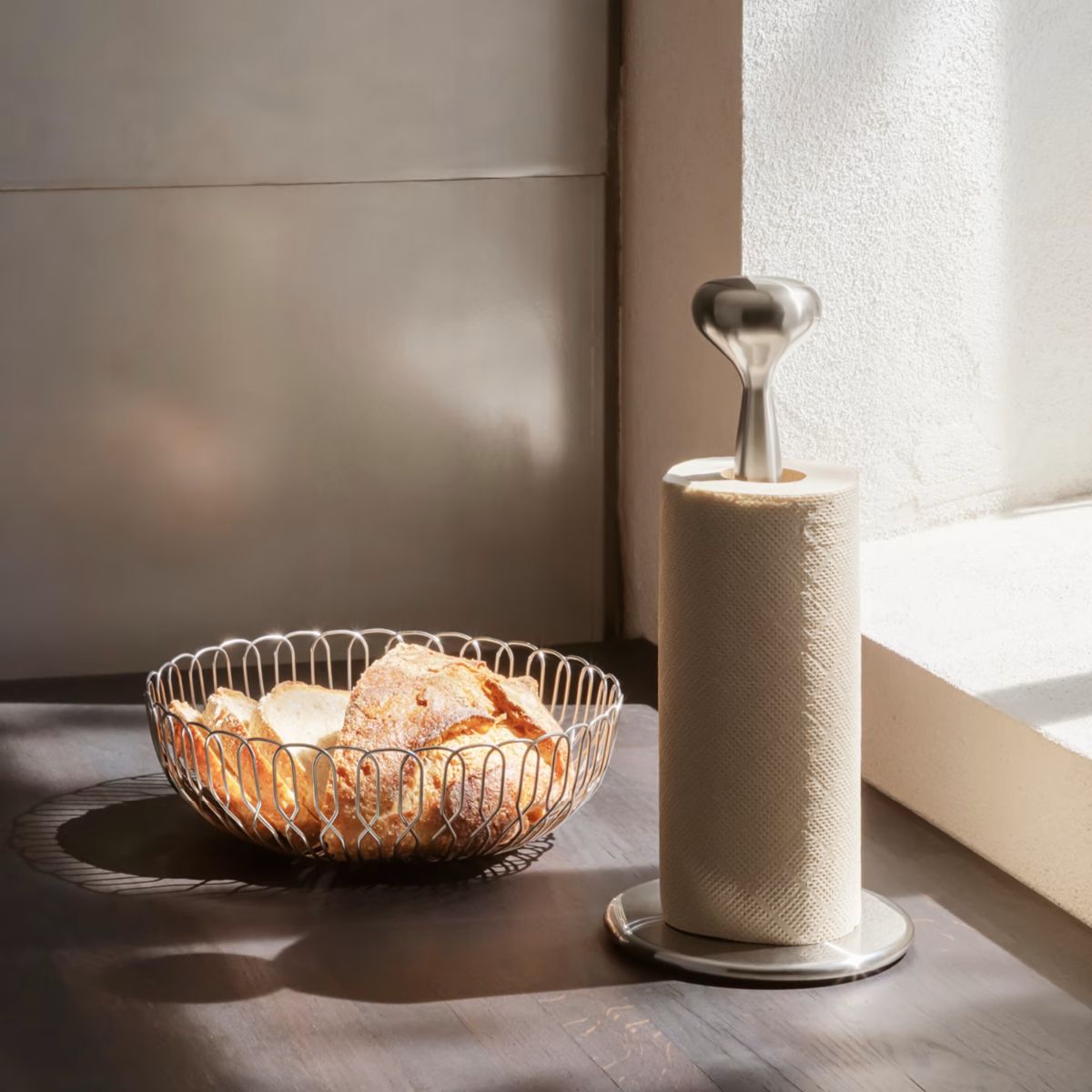Alfredo Kitchen Roll Holder Stainless Steel