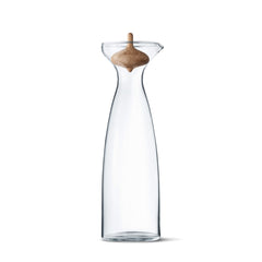 Alfredo Carafe Glass Oak Wood, 0.9L