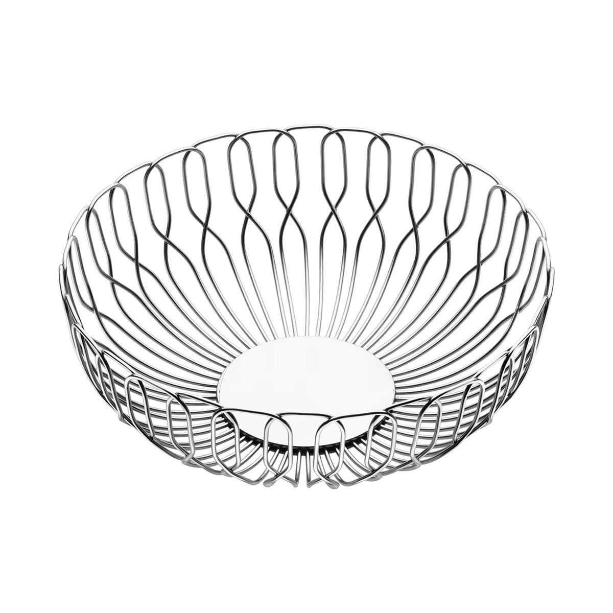 Alfredo Breadbasket Stainless Steel Mirror Large