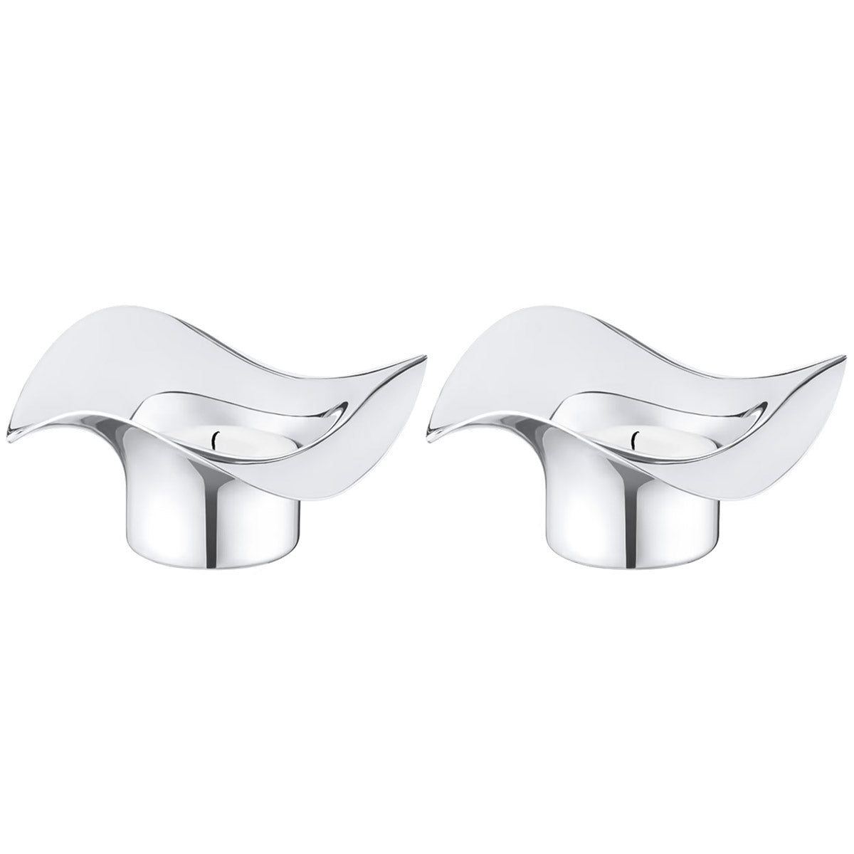 Cobra Tealights Set Stainless Steel 2 Pcs