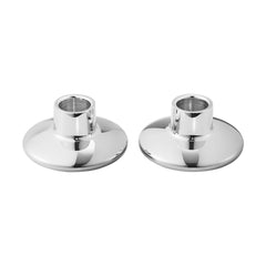Henning Koppel Candle Holder Stainless Steel Mirror 2 Pcs