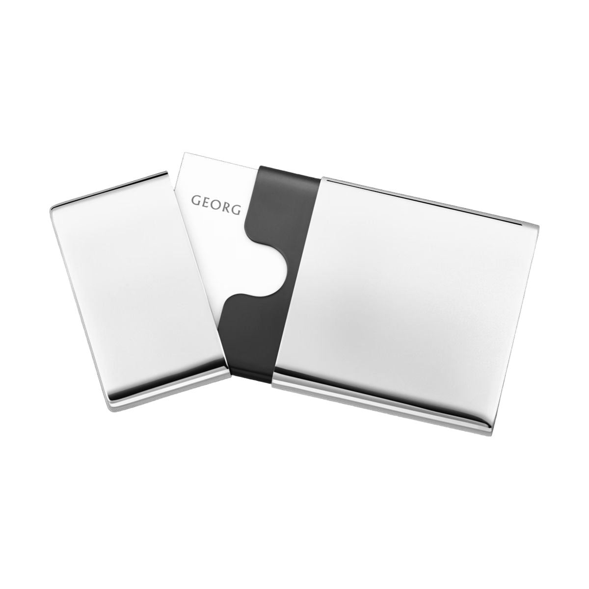 Business Card Holder To Go Stainless Steel Mirror, Acryll