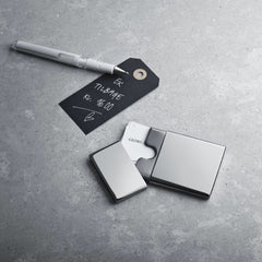 Business Card Holder To Go Stainless Steel Mirror, Acryll