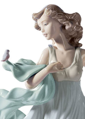 Summer Serenade Woman Figurine