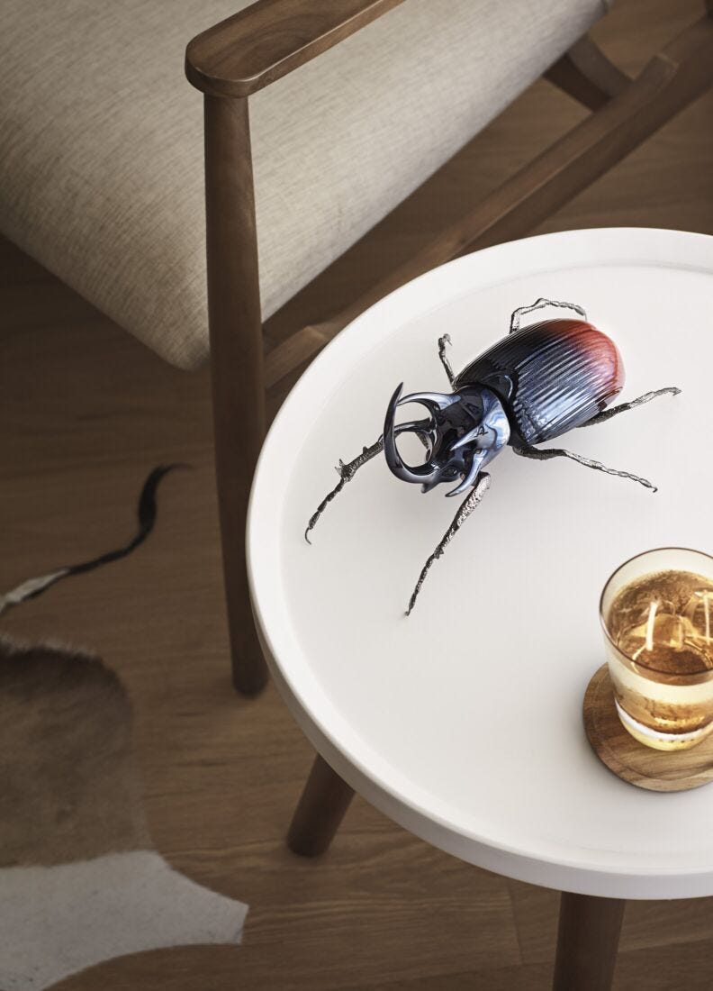 Rhinoceros Beetle Figurine