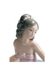 At The Ball Woman Figurine