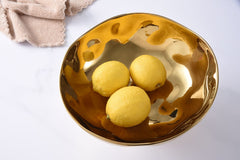 Monlight Footed Bowl - Gold