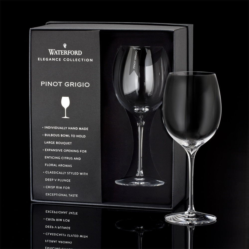 Elegance Pinot Gris/Grigio 495ml 16.5floz, Set of 2