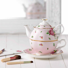 Royal Albert New Country Roses Pink Tea For One