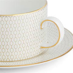 Gio Gold Teacup & Saucer