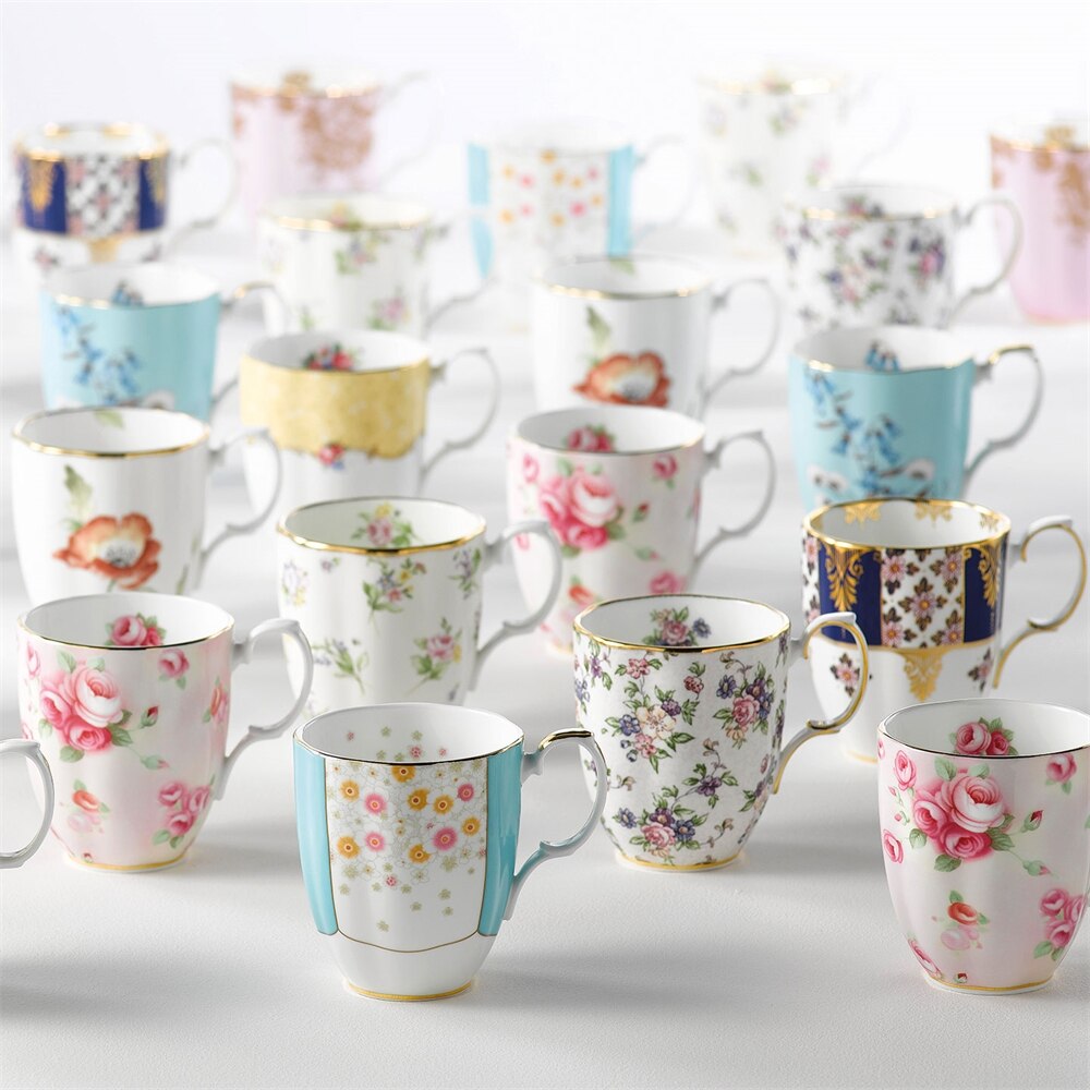 Royal Albert 100 Years Of Royal Albert 1900-1940 5-piece Mug Set