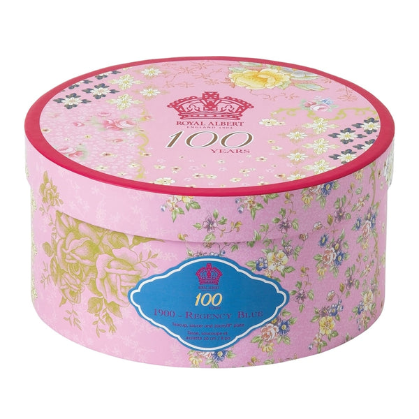 Royal Albert Tazza Commemorativa 1900 Regency Blu - Collezione 100 Anni, 0,4 L, In Confezione Regalo