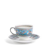 Florentine Turquoise Teacup And Saucer