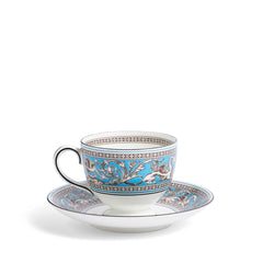 Florentine Turquoise Teacup And Saucer