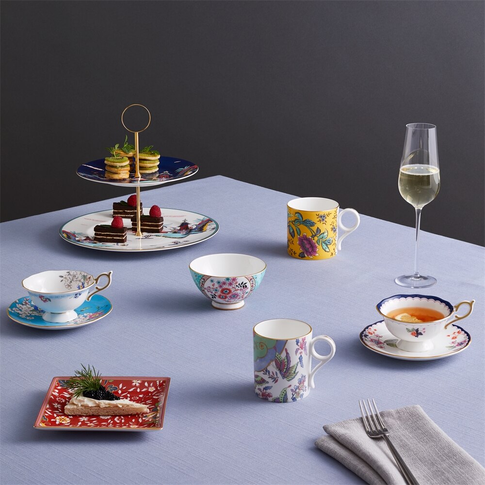Wonderlust Apple Blossom Teacup & Saucer Set