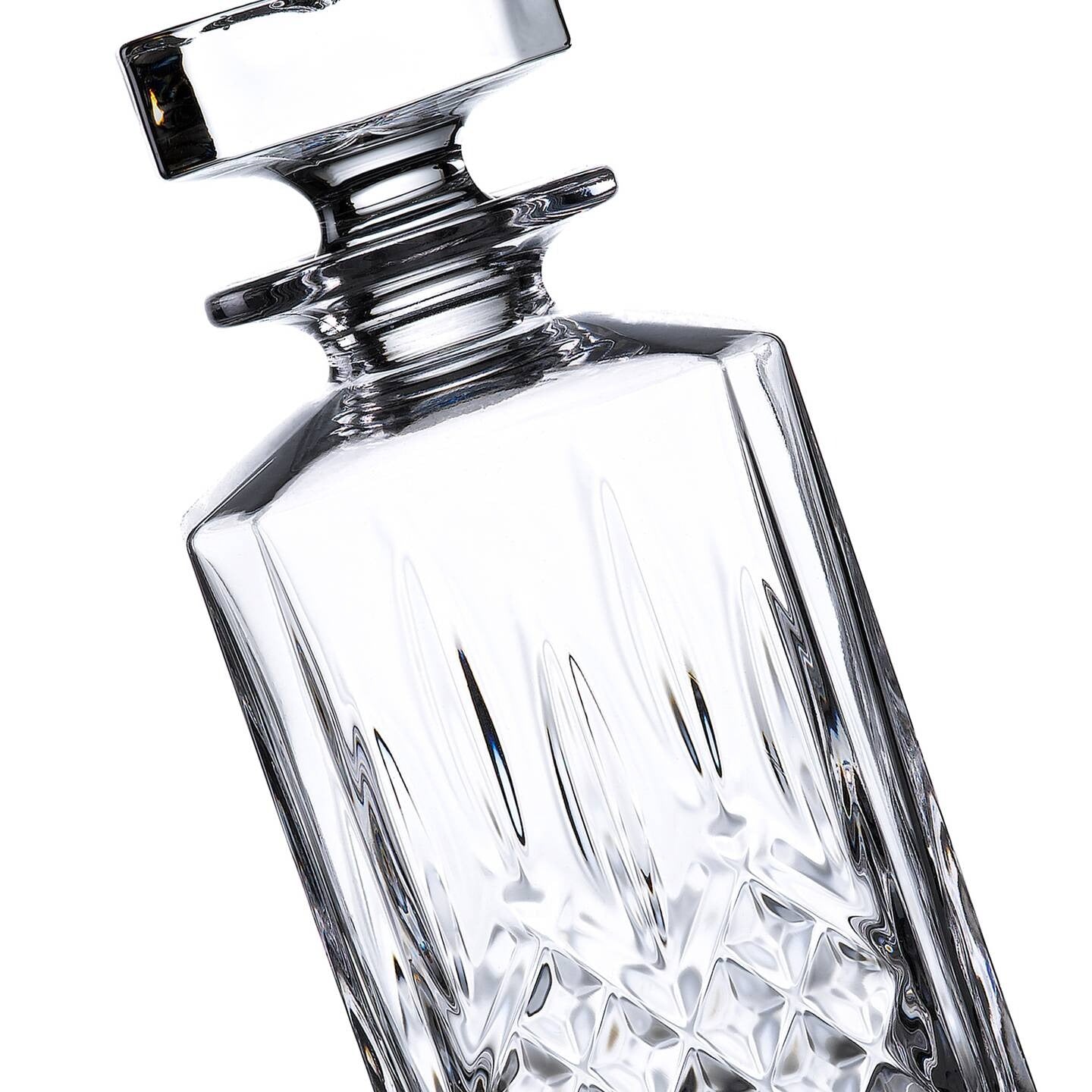 Double Old Fashioned, 11oz, Set of 2 & Square Decanter